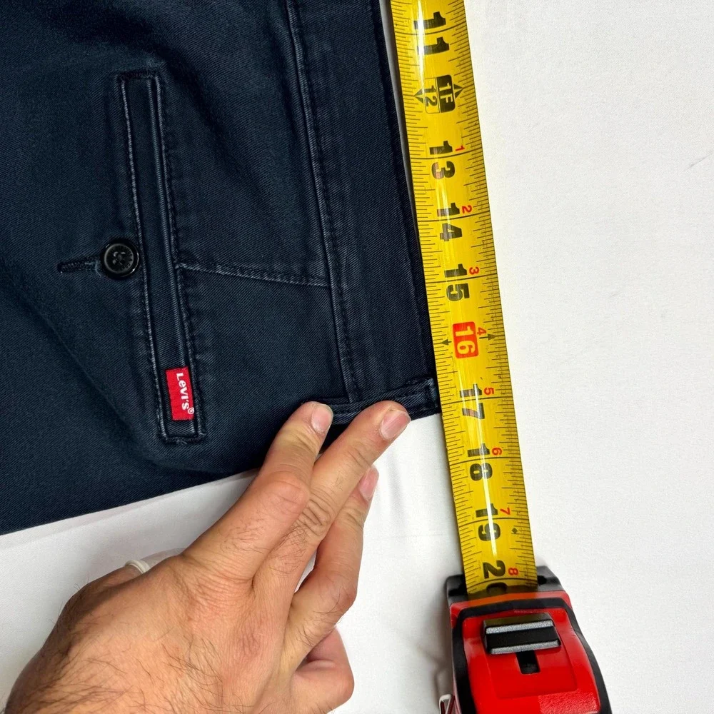 Levi's XX Chino Standard Taper Pants Mens Size 30x30‎ Blue Cotton Blend Stretch